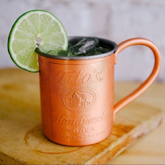 (2) NEW Tito’s Copper Mug Cup